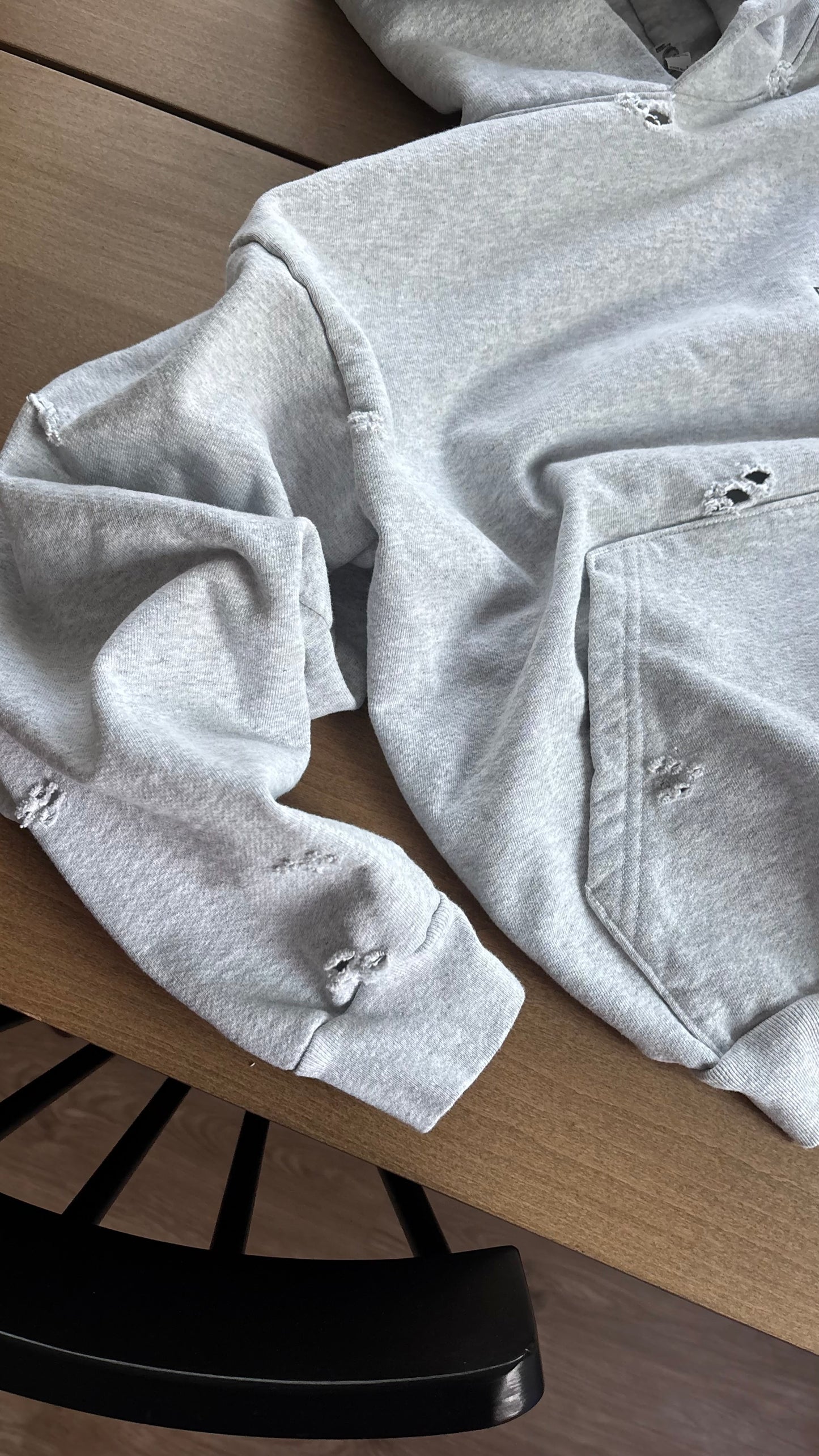 Thrashed Heather Hoodie