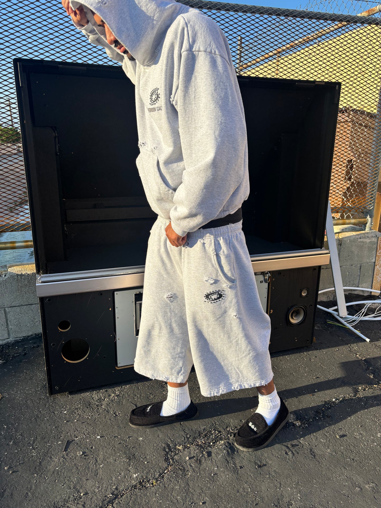 Thrashed Heather Sweatshorts